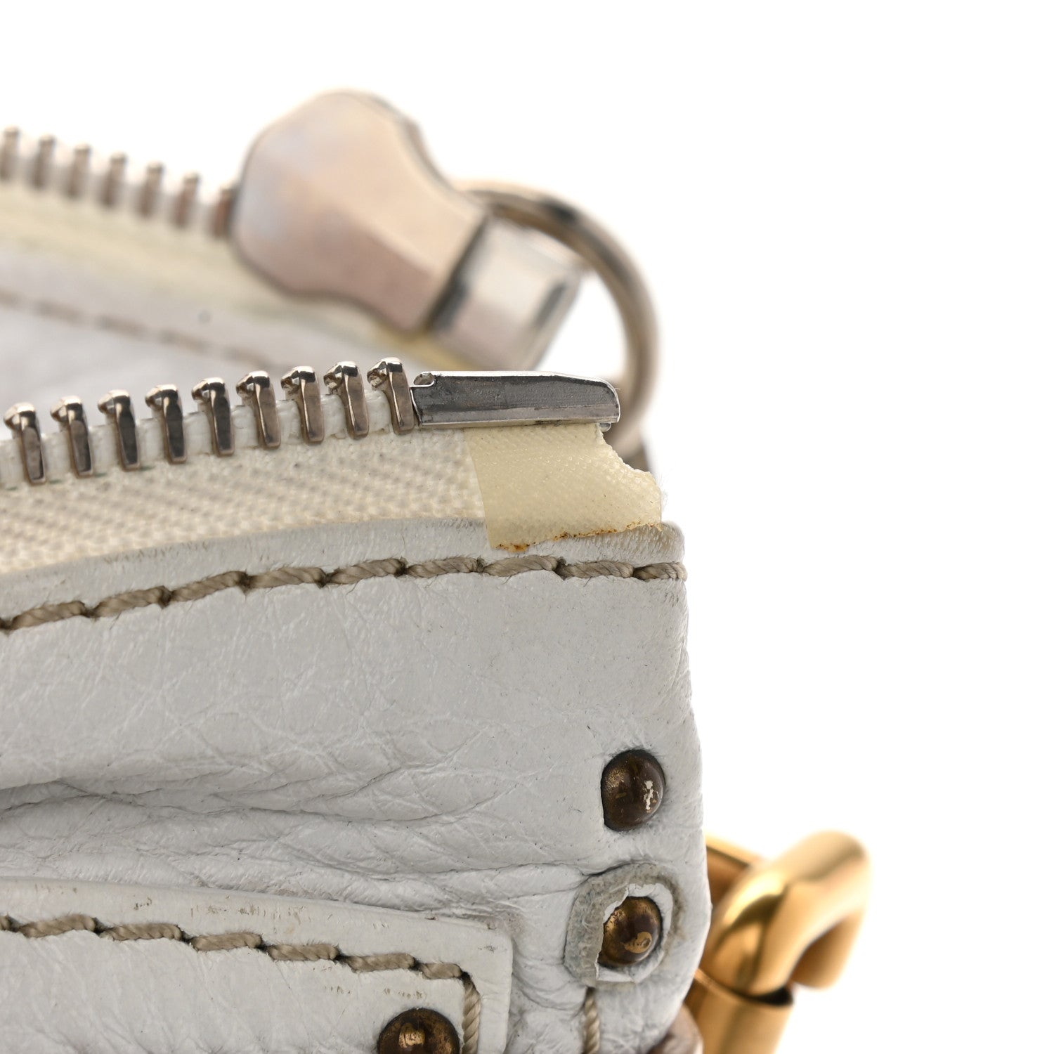 Chloe Calfskin Medium Paddington Satchel White 13 of 16