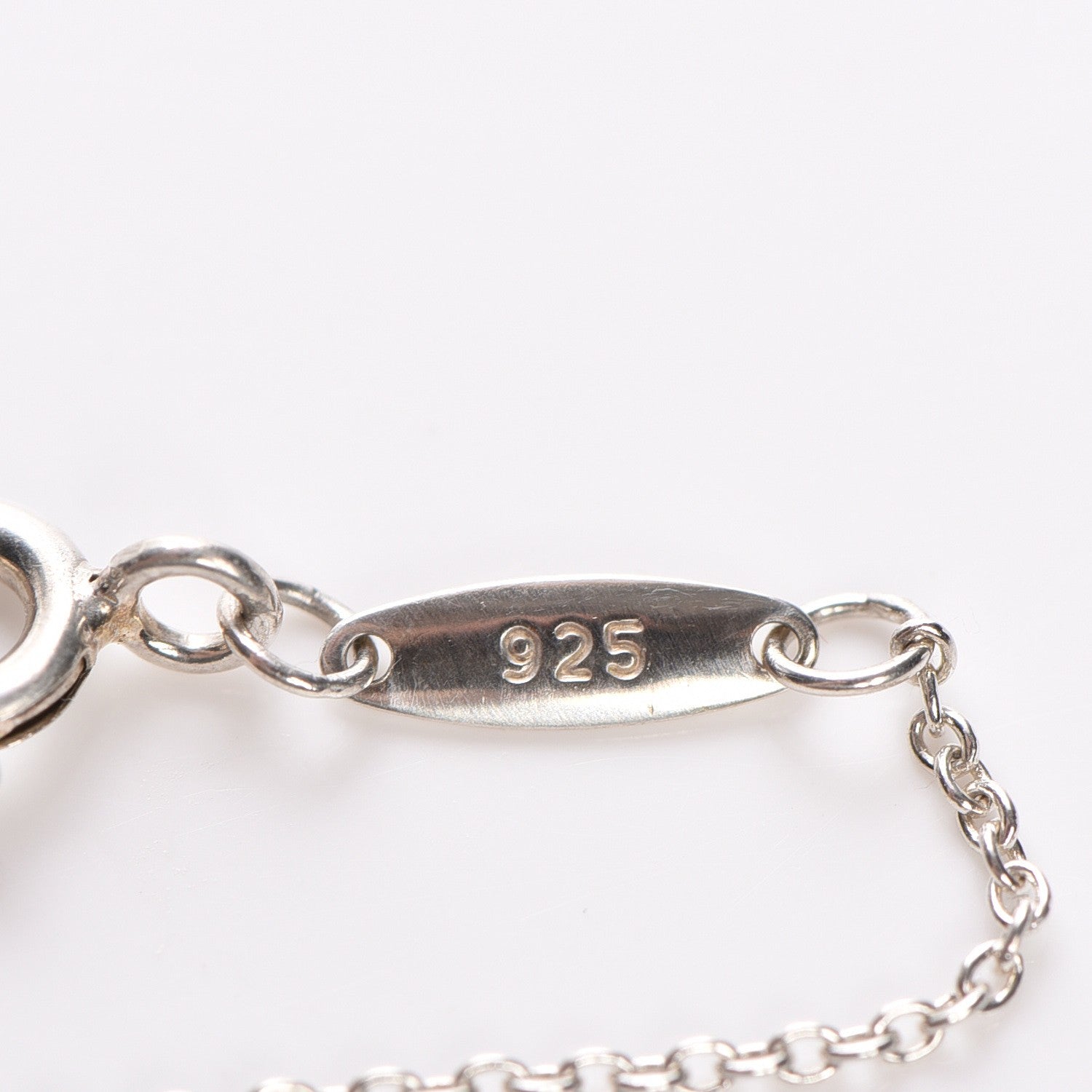 Tiffany Sterling Silver Diamond .05ct Elsa Peretti Diamonds by the Yard Bracelet 6 of 10