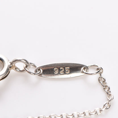 Tiffany Sterling Silver Diamond .05ct Elsa Peretti Diamonds by the Yard Bracelet 6 of 10