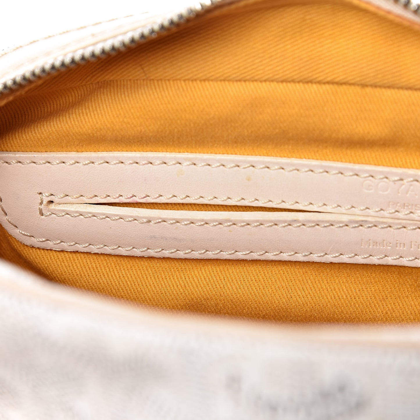 Goyardine Sac Cap Vert White