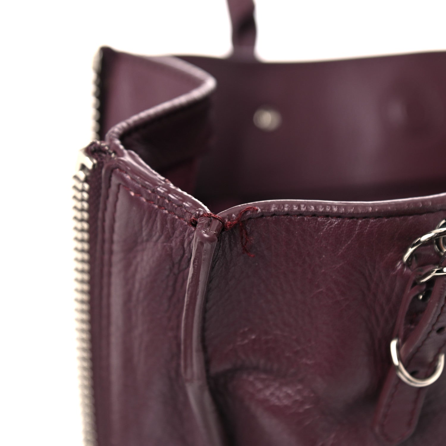 Balenciaga Calfskin Papier Mini A4 Zip Around Tote 16 of 20