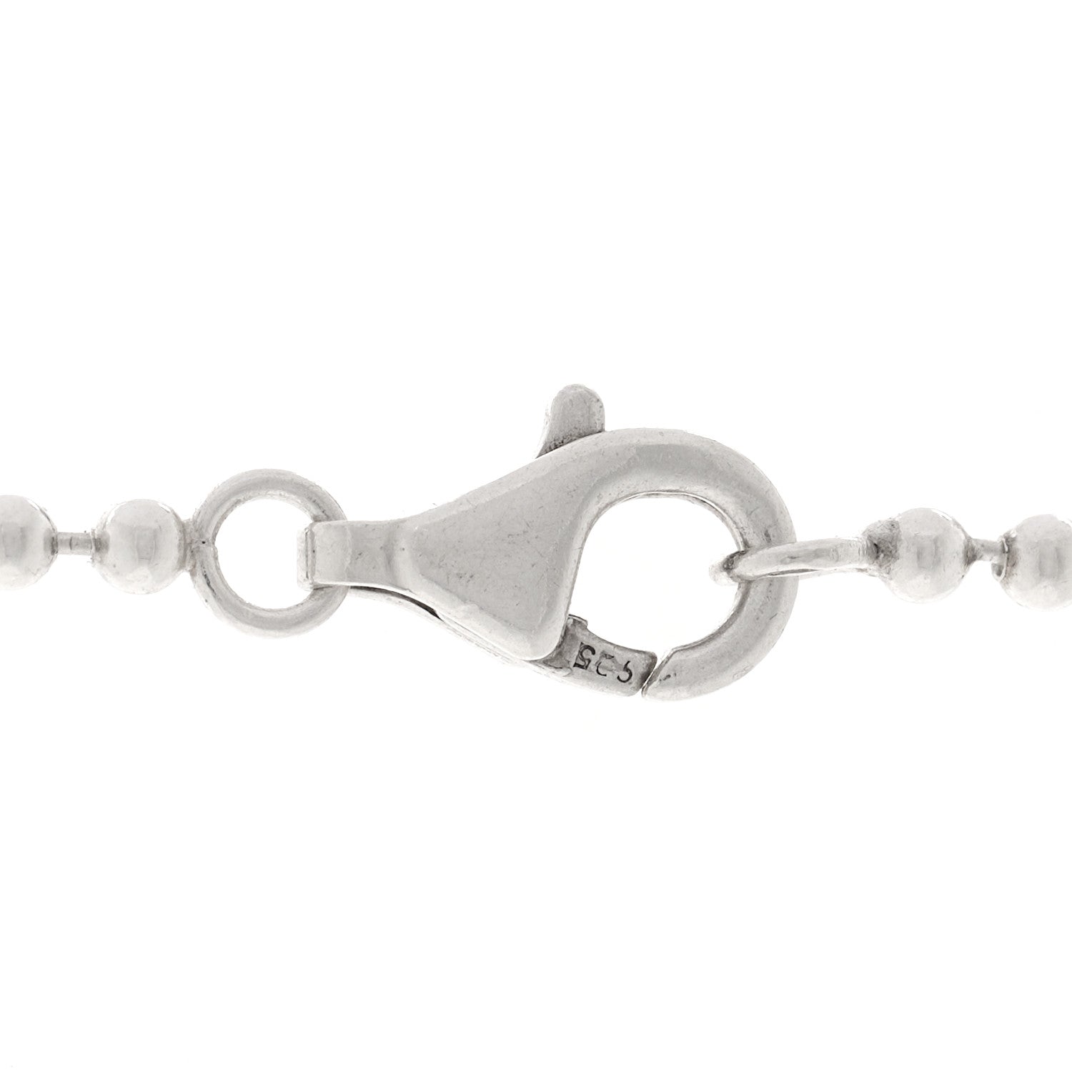Tiffany Sterling Silver Square Cross Pendant Necklace 5 of 5