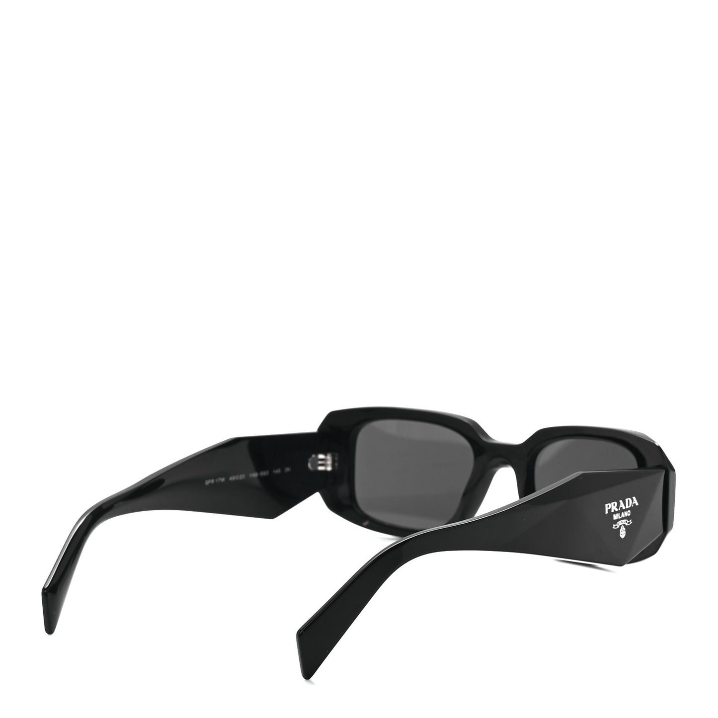Acetate Symbole Sunglasses SPR 17W Black