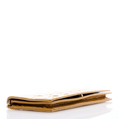 Christian Dior Patent Cannage Lady Dior Convertible Clutch Beige 4 of 12