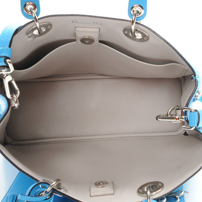 Christian Dior Bullcalf Medium Diorissimo Tote Bleu Nosy 7 of 11