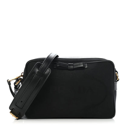 Prada Jacquard Logo Camera Bag Black 1 of 24