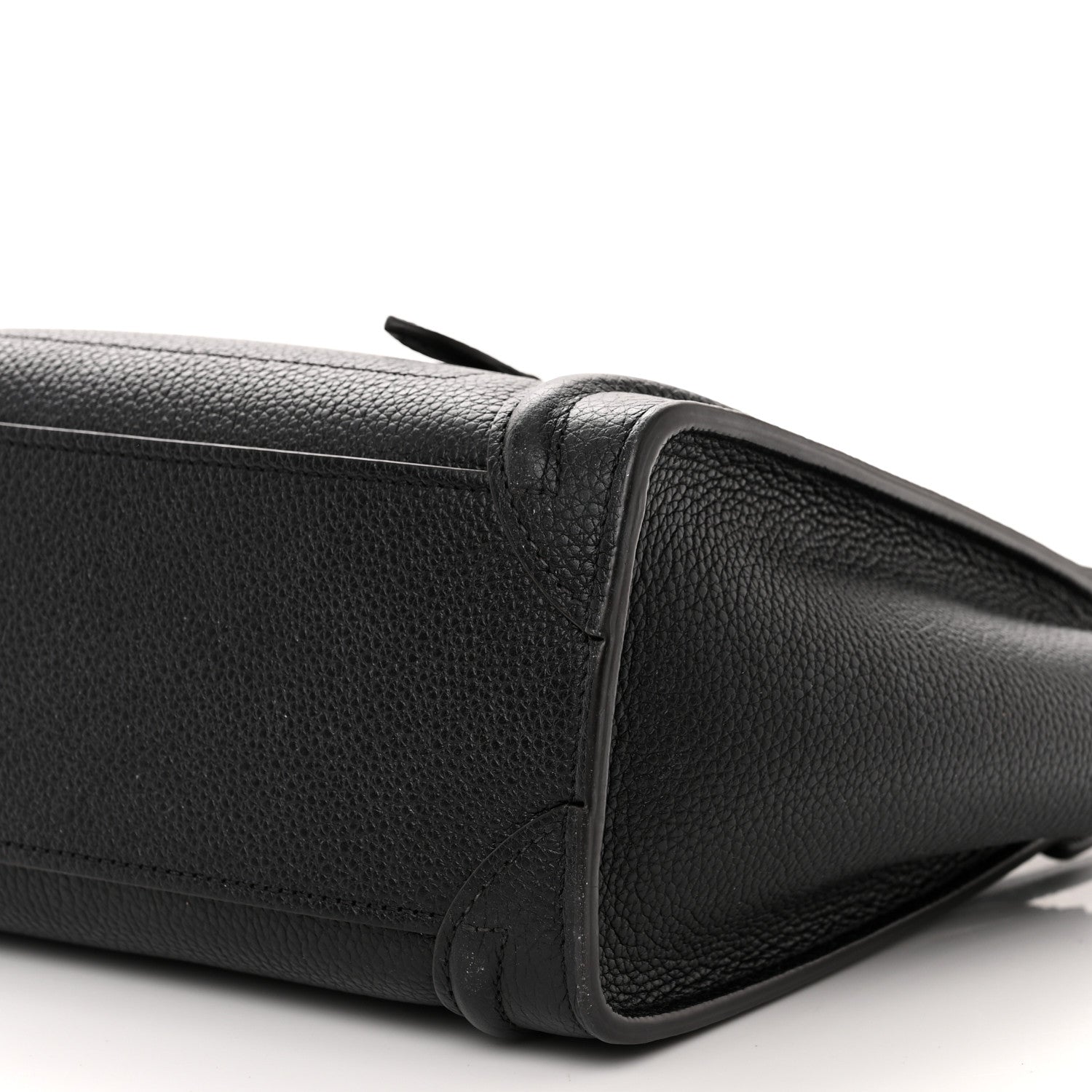 Celine Drummed Calfskin Nano Luggage Black 10 of 12