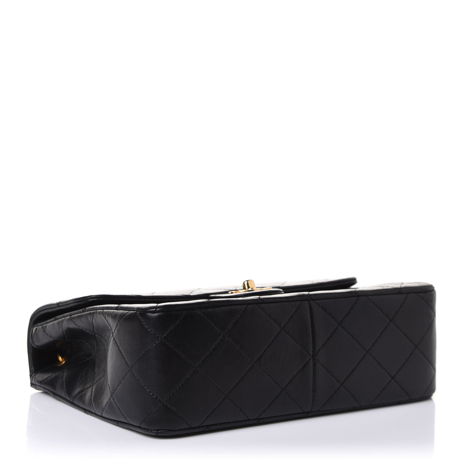 Chanel Lambskin Quilted Mini Square Flap Bag Black 3 of 11