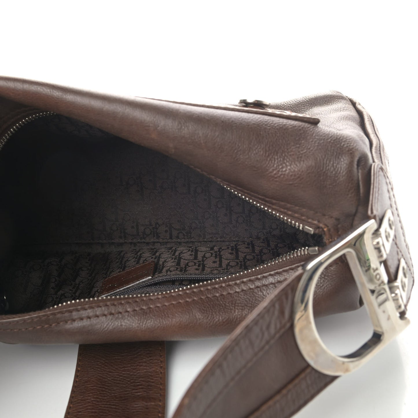 Calfskin Flight East West Bag Brown