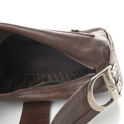 Christian Dior Calfskin Flight East West Bag Brown 4 of 4