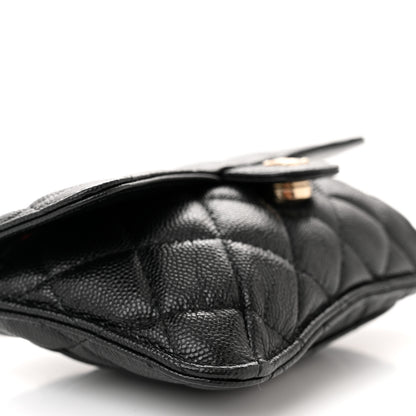 Chanel Caviar Fabric Graffiti Foldable Tote Bag With Chain Black Multicolor 15 of 18