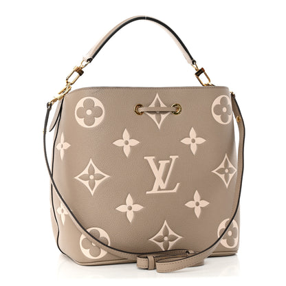 Louis Vuitton Empreinte Monogram Giant Neonoe MM Tourterelle Creme 4 of 13