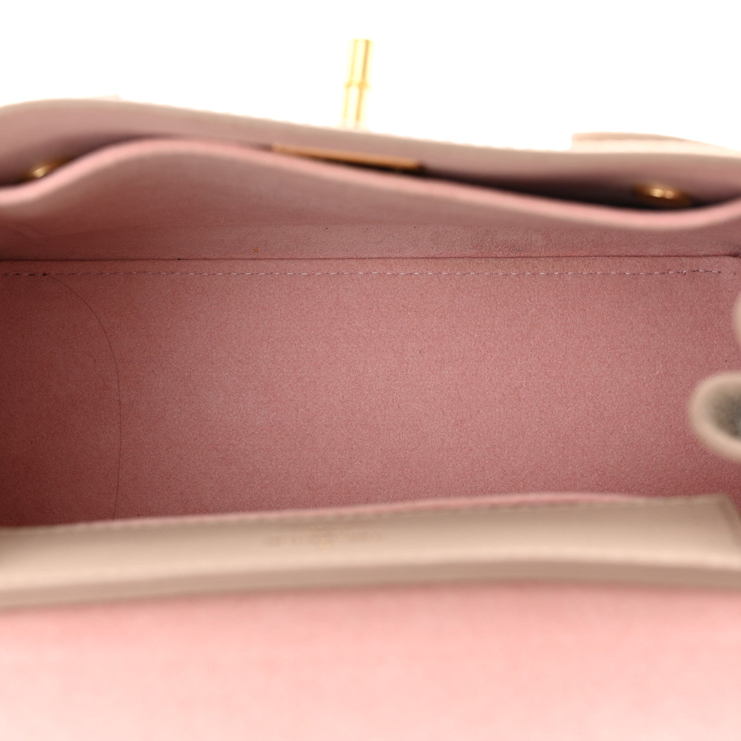 Louis Vuitton Soft Calfskin Mini Lockme Ever Greige 5 of 9