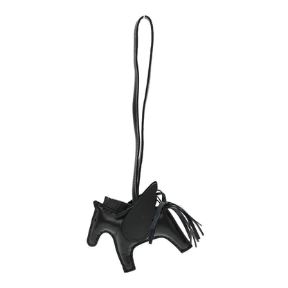 Hermes Milo Lambskin Grigri Rodeo Pegase Horse Bag Charm PM So Black 1 of 5