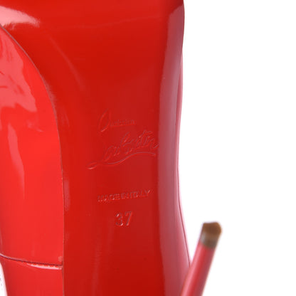 Christian Louboutin Patent New Very Prive 120 Pumps 37 Fraise 6 of 8