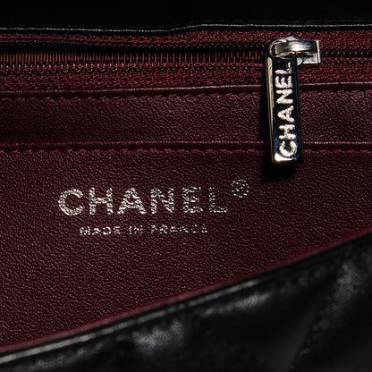 Chanel Lambskin Quilted Jumbo Single Flap Black 7 of 9