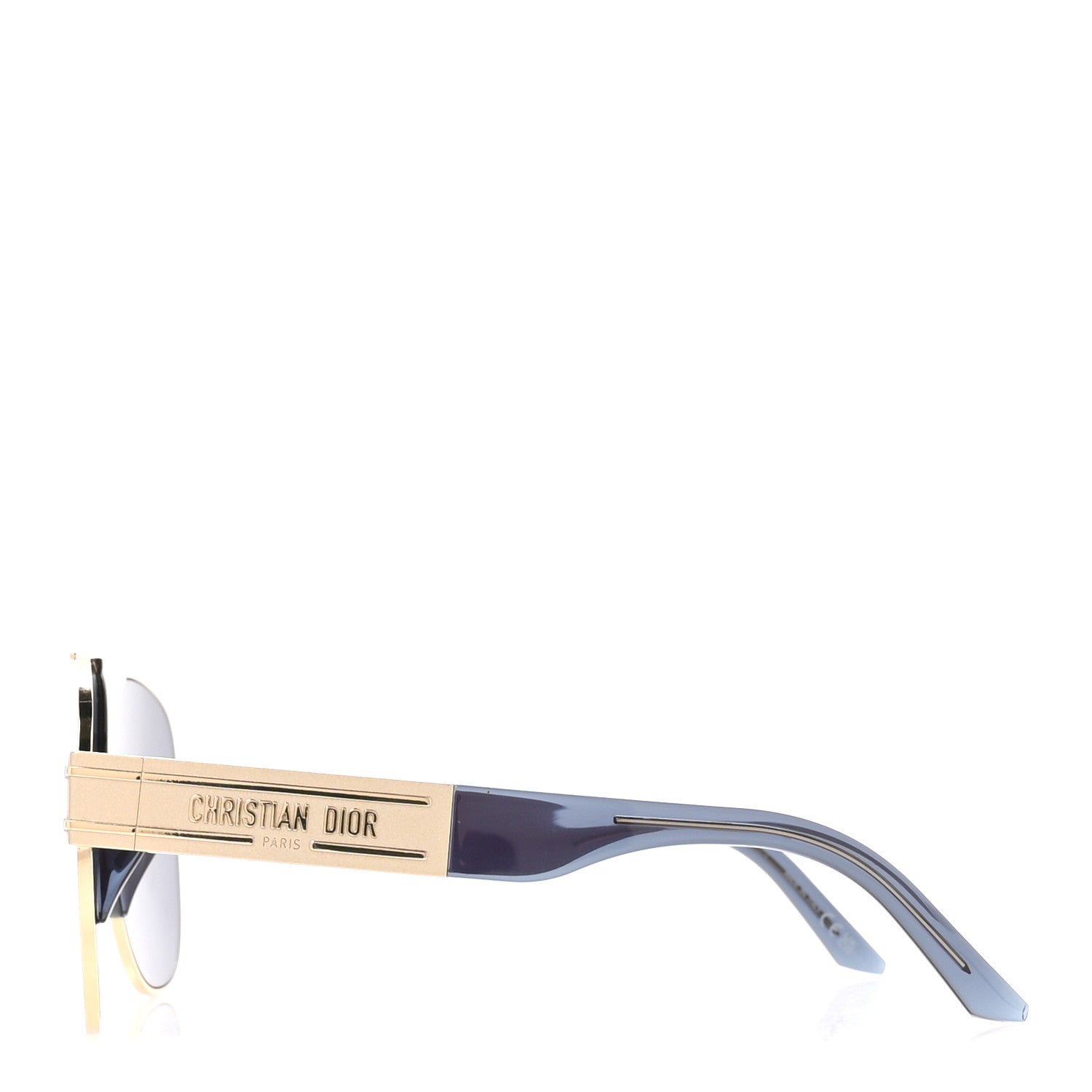 Christian Dior Diorsignature A3U Sunglasses Gold Gradient Smoke 3 of 7