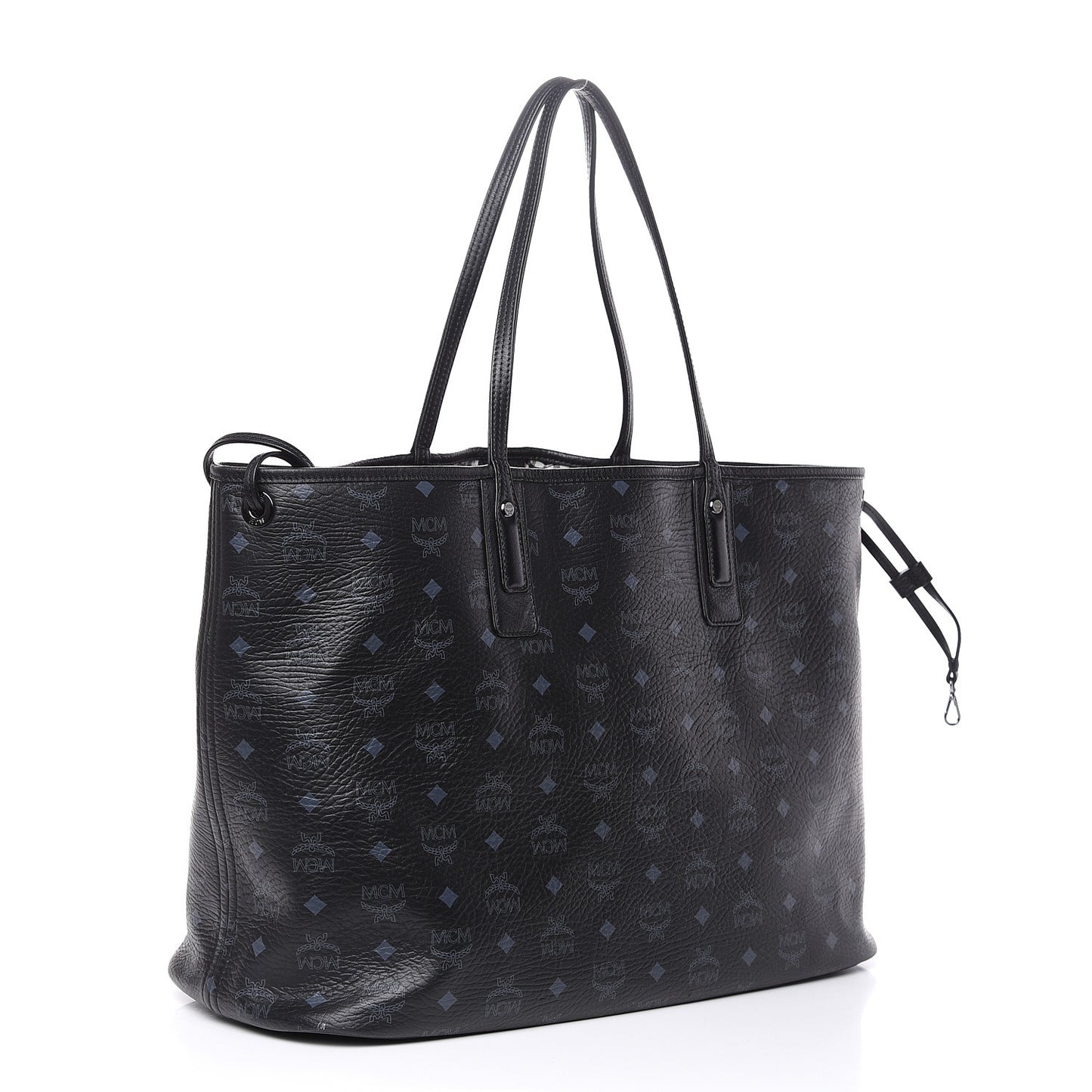 Visetos Large Liz Reversible Shopper Tote Black