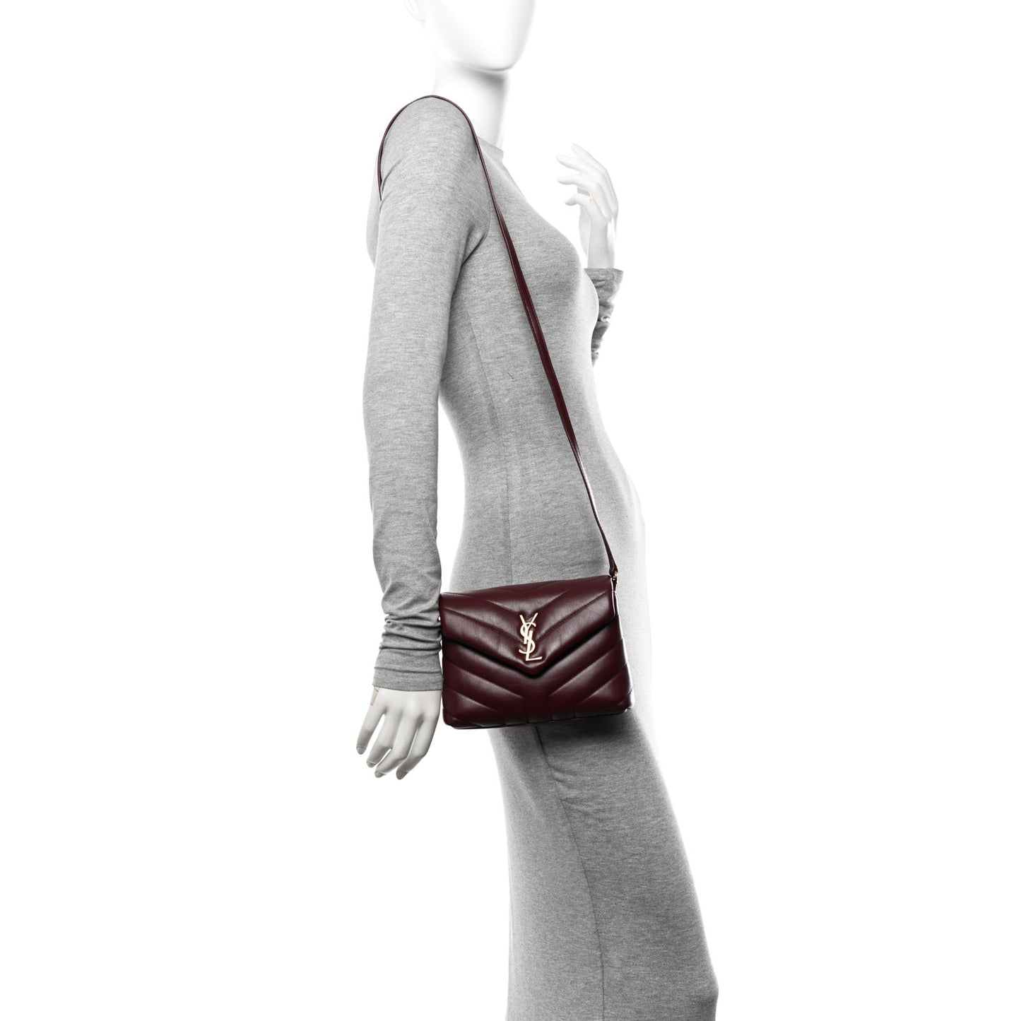 Calfskin Y Quilted Monogram Toy Loulou Monogram Crossbody Bag Rouge Legion