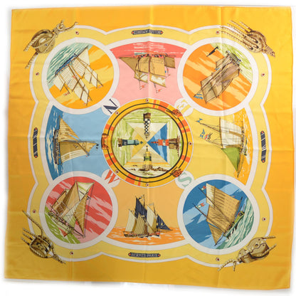 Hermes Silk Belles Amures Scarf 90 2 of 10