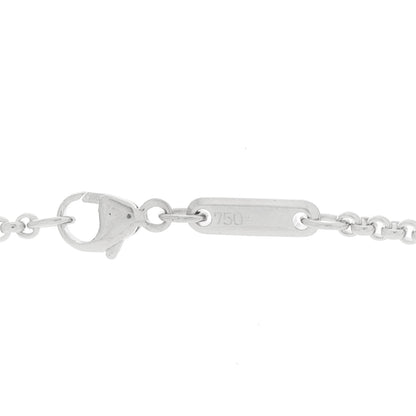 Chopard 18K White Gold 3 Diamond Happy Diamond Icons Heart Pendant Necklace 5 of 5
