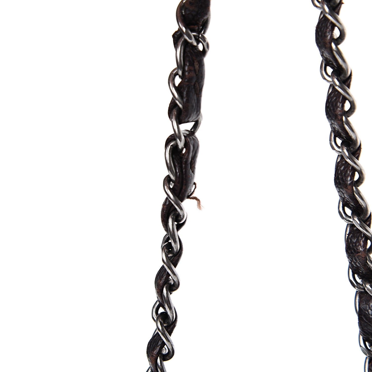 Chanel Caviar Outdoor Ligne Flap Dark Brown 15 of 15