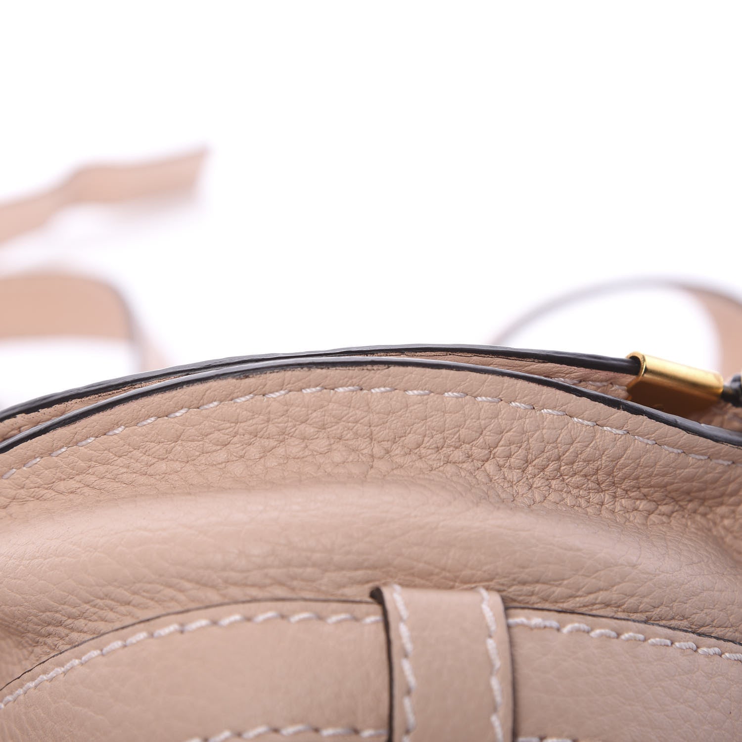Chloe Calfskin Mini Marcie Round Crossbody Bag Blush Nude 11 of 14