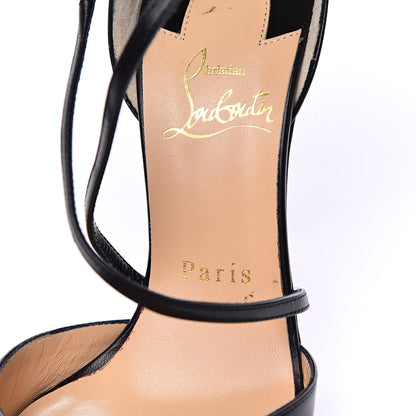 Christian Louboutin Nappa Crossbreche 100 Pumps 35.5 Black 6 of 15