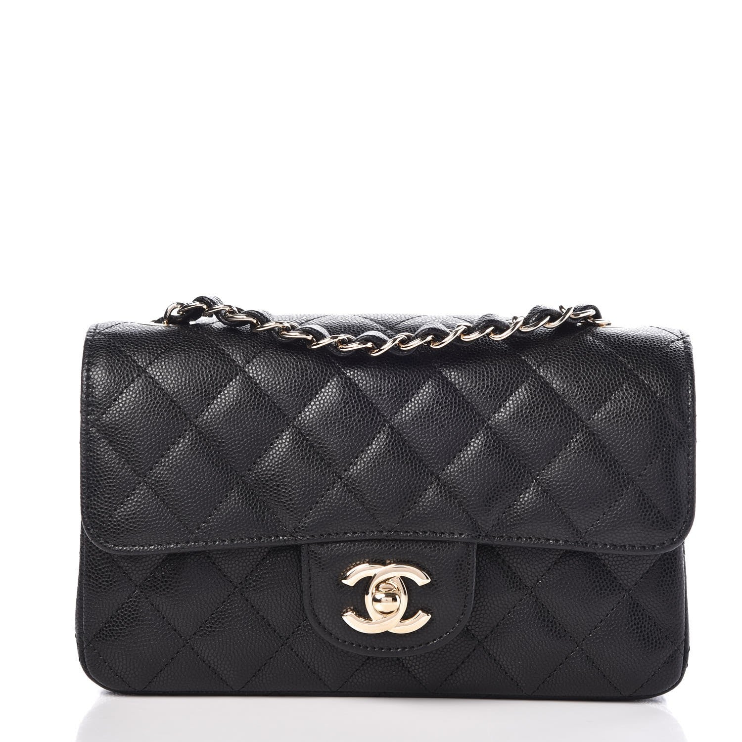 Chanel Caviar Quilted Mini Rectangular Flap Black 1 of 8