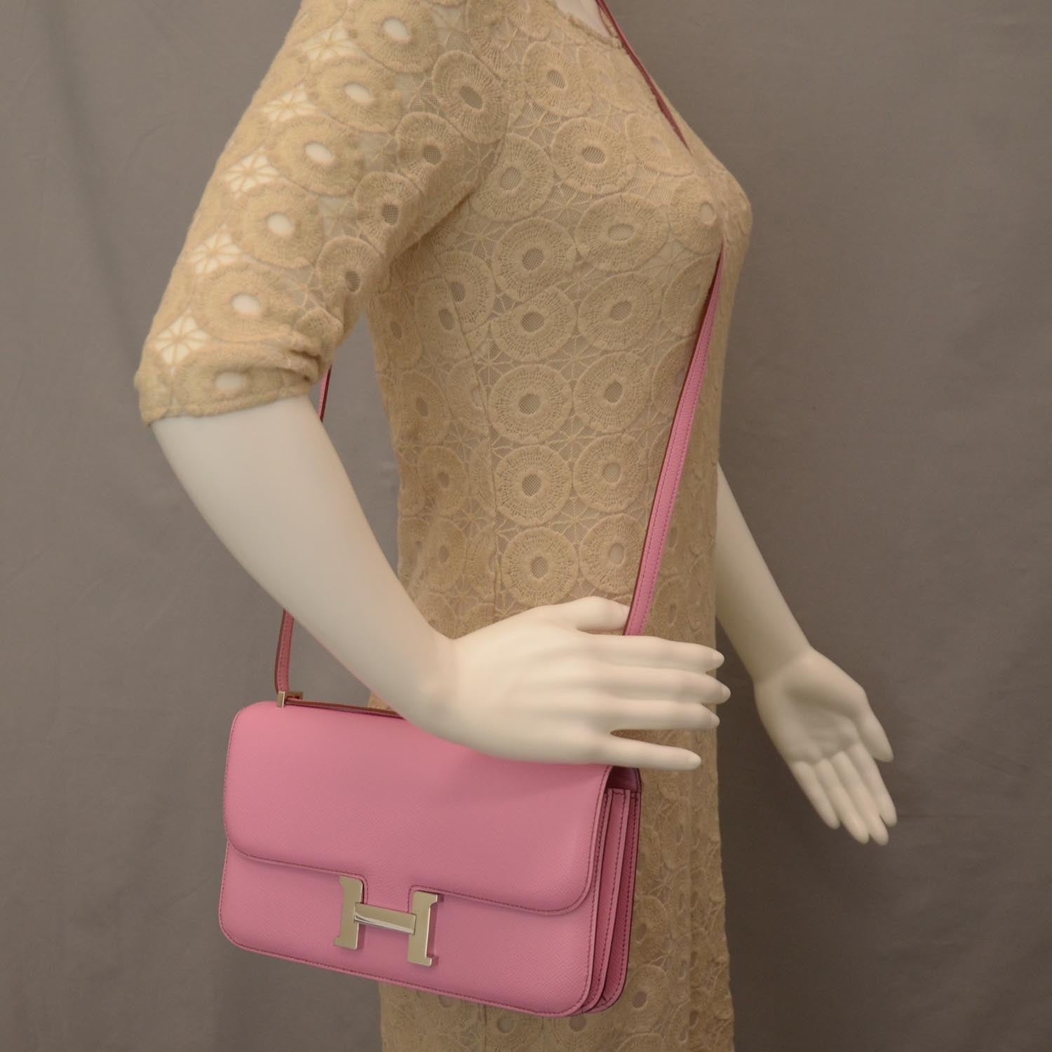 Hermes Epsom Constance Elan 25 Pink 2 of 9