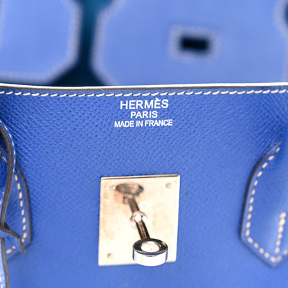 Hermes Epsom Candy Birkin 35 Bleu Electrique Mykonos 6 of 13