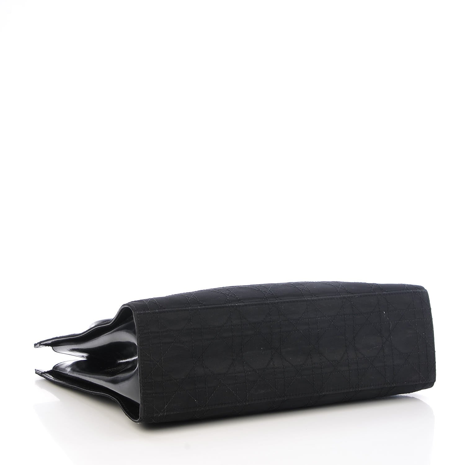Christian Dior Nylon Cannage Tote Black 4 of 9
