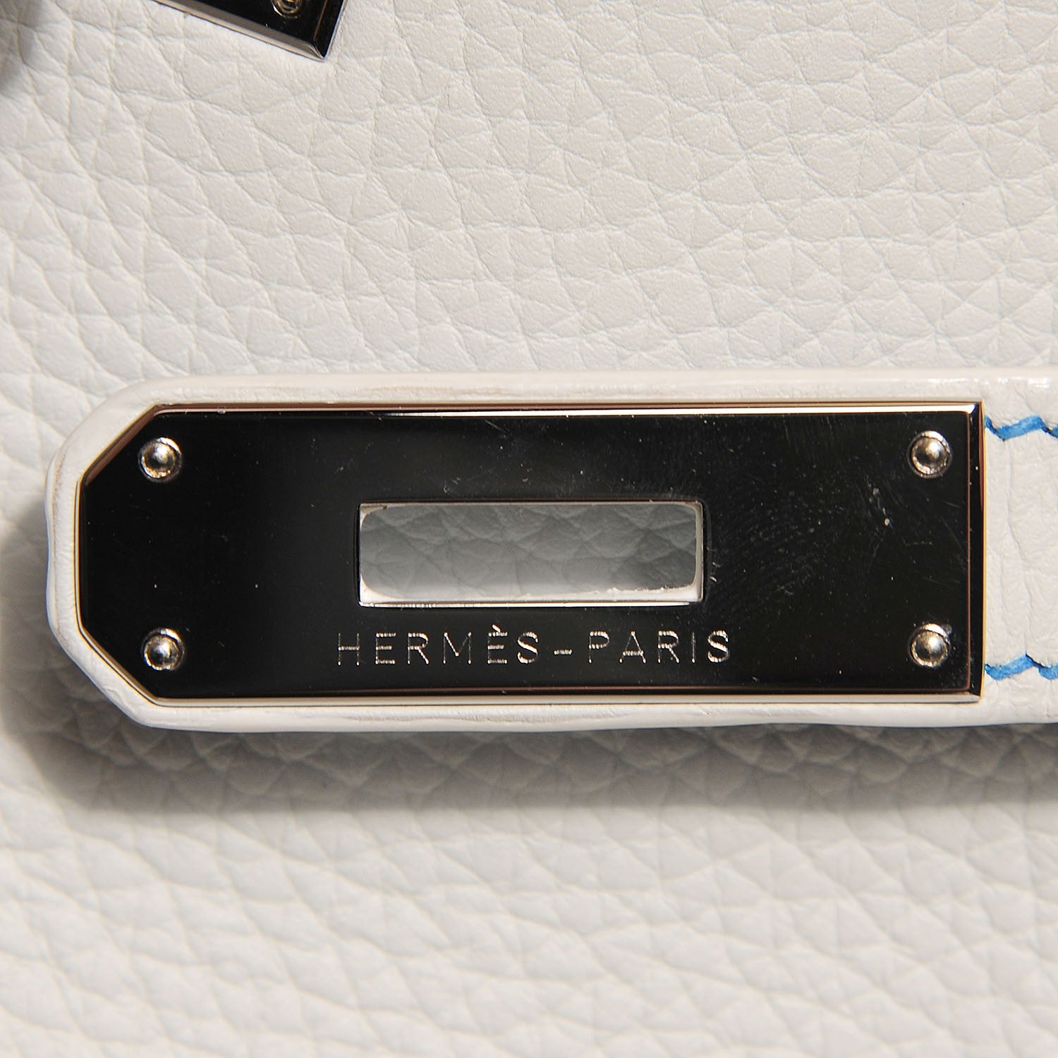 Hermes Taurillon Clemence So Kelly 26 Blanc Mykonos 11 of 16