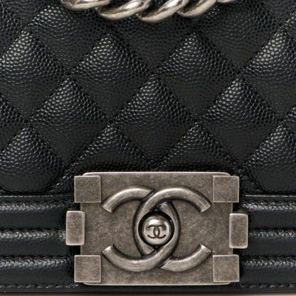 Chanel Lambskin Quilted Small Boy Flap Black 8 of 11