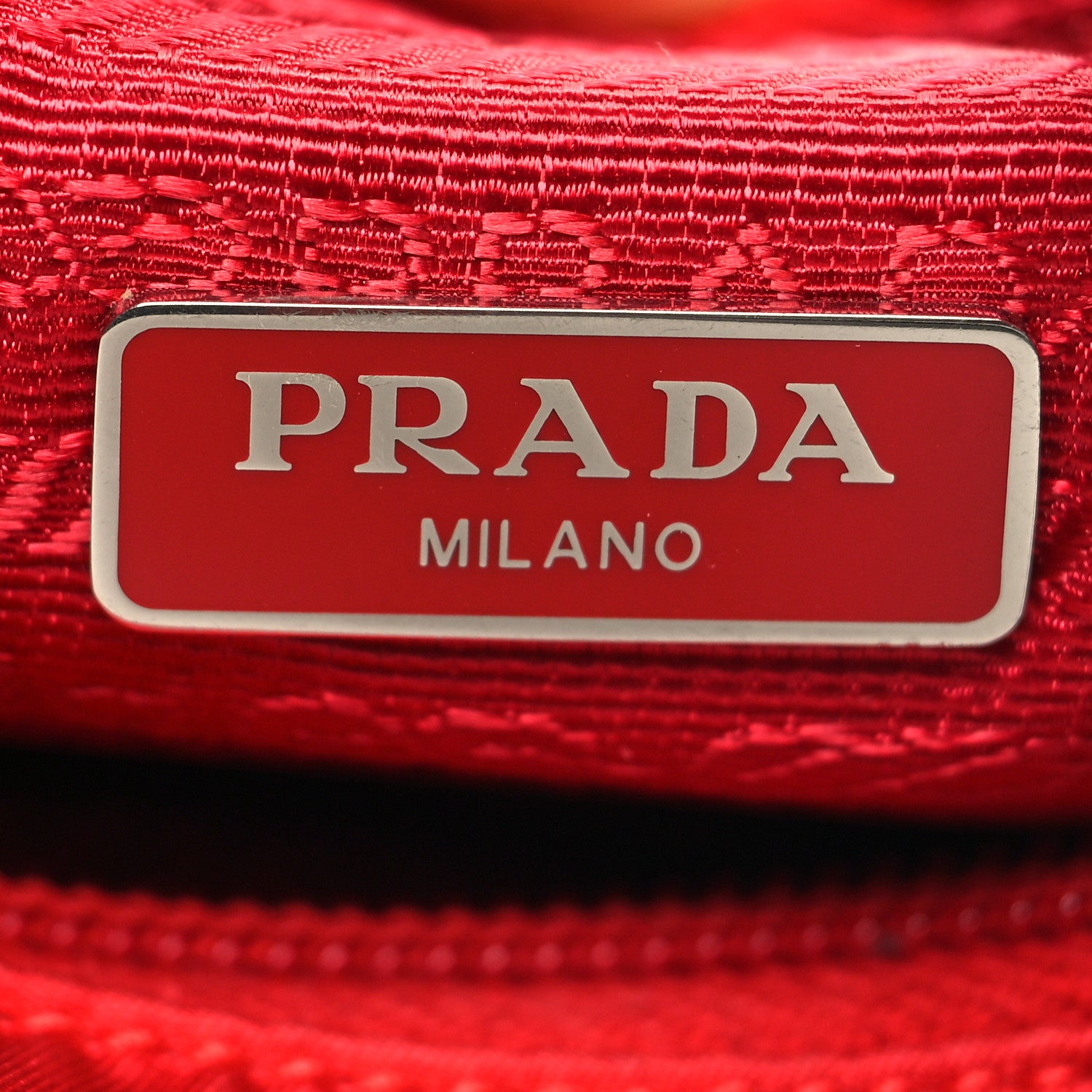 Prada Tessuto Nylon Mini Re-Edition 2000 Bag Rosso 6 of 10