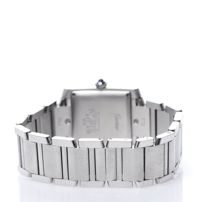 Cartier Stainless Steel 28mm Tank Francaise Automatic Watch 3 of 6