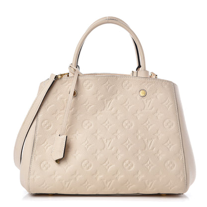 Louis Vuitton Empreinte Montaigne MM Neige 1 of 10