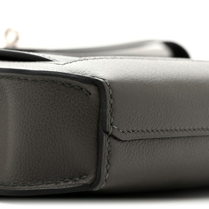 Hermes Evercolor Evergrain Barenia Kelly Depeches 36 Briefcase Vert De Gris Black Fauve 9 of 10