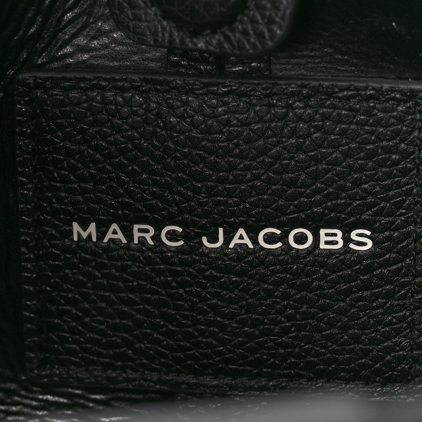 Grained Calfskin Mini The Sack Bag Black