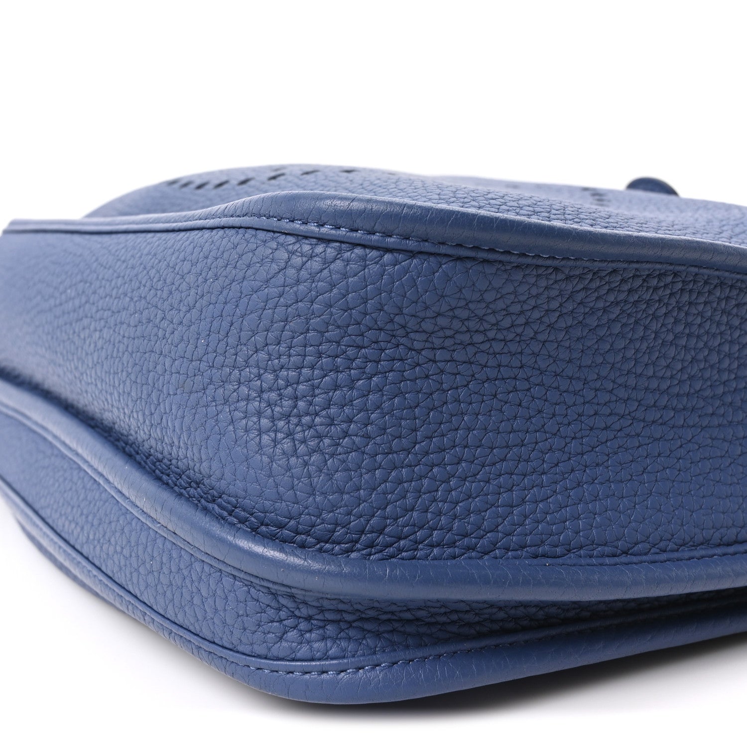 Hermes Taurillon Clemence Evelyne III PM Bleu Agate 10 of 10