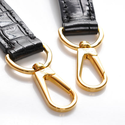 Louis Vuitton Alligator Vivienne Shoulder Strap Black 3 of 4