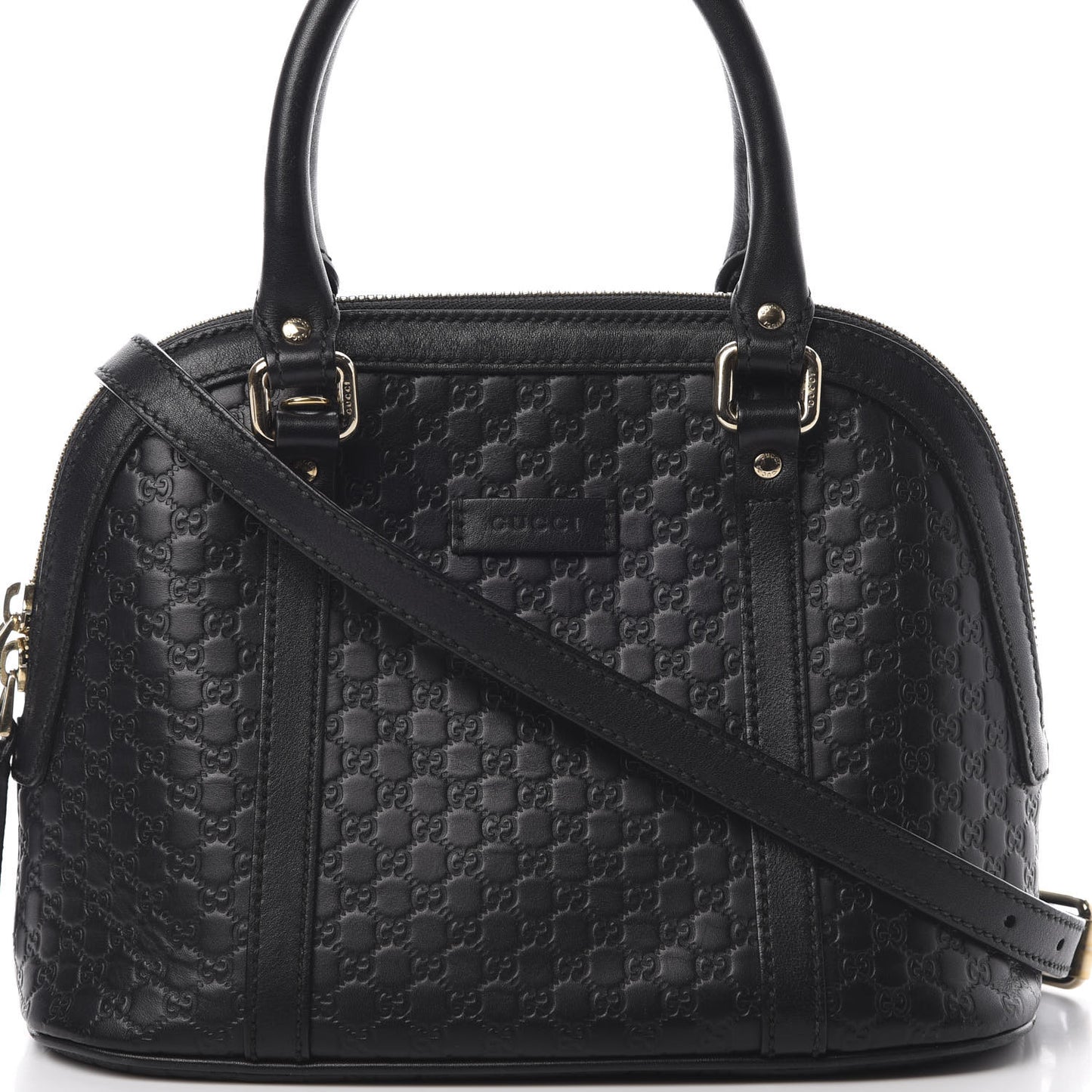 Microguccissima Mini Dome Bag Black