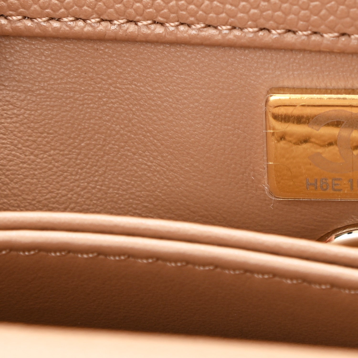 Chanel Caviar Quilted Mini Coco Handle Flap Brown 7 of 11