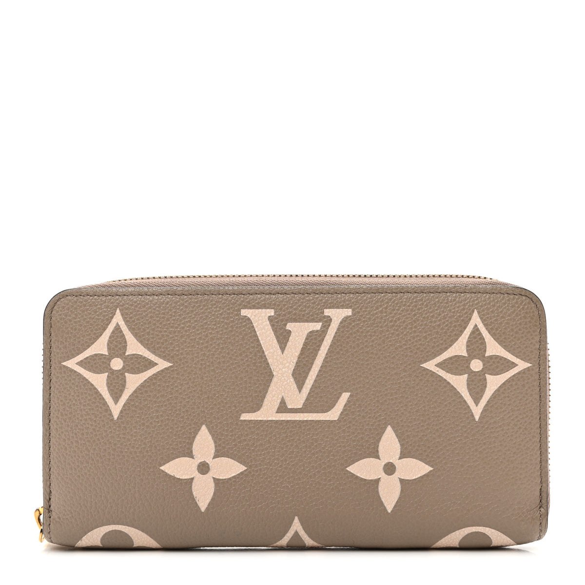 Empreinte Monogram Giant Zippy Wallet Tourterelle Creme
