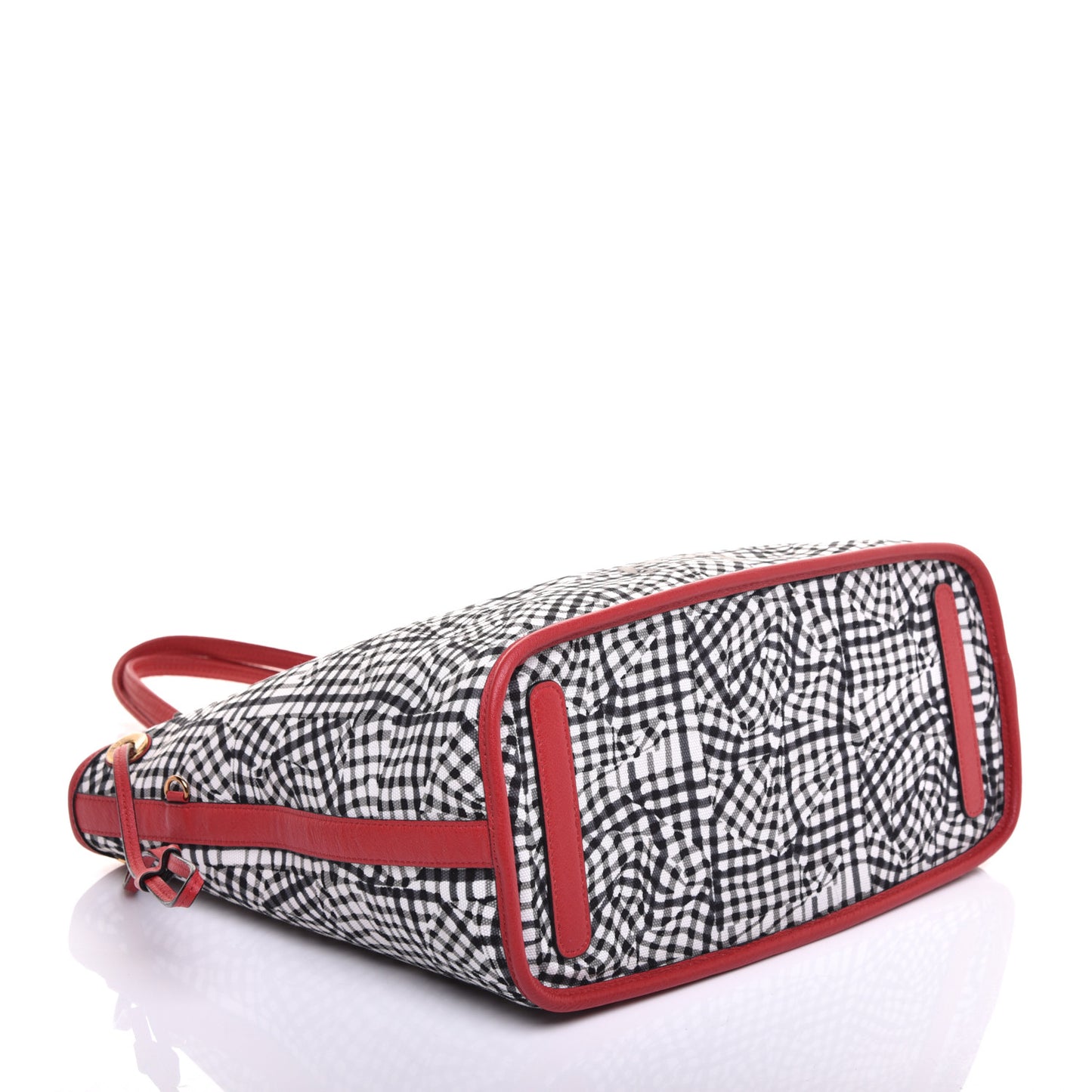 Visetos Medium Liz Reversible Shopper Tote Ruby Red