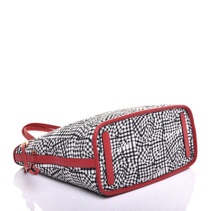 MCM Visetos Medium Liz Reversible Shopper Tote Ruby Red 8 of 16