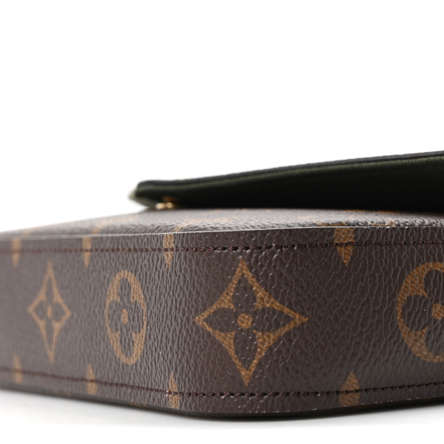Monogram Felicie Strap & Go Kaki