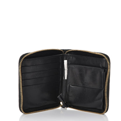 Bottega Veneta Nappa Intrecciato Zip Around Compact Wallet Nero Black 5 of 11