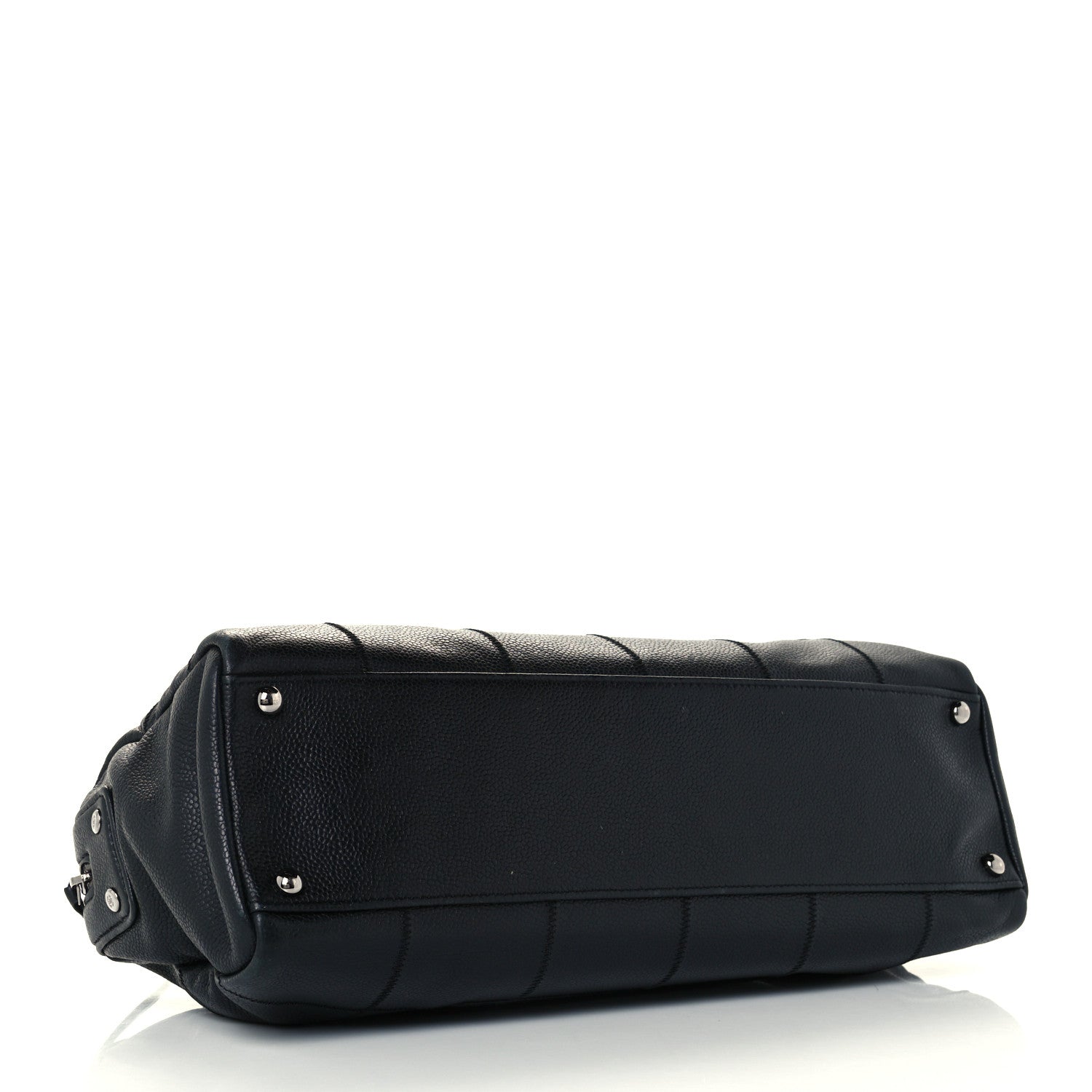 Chanel Caviar Square Stitched Tote Black 3 of 9