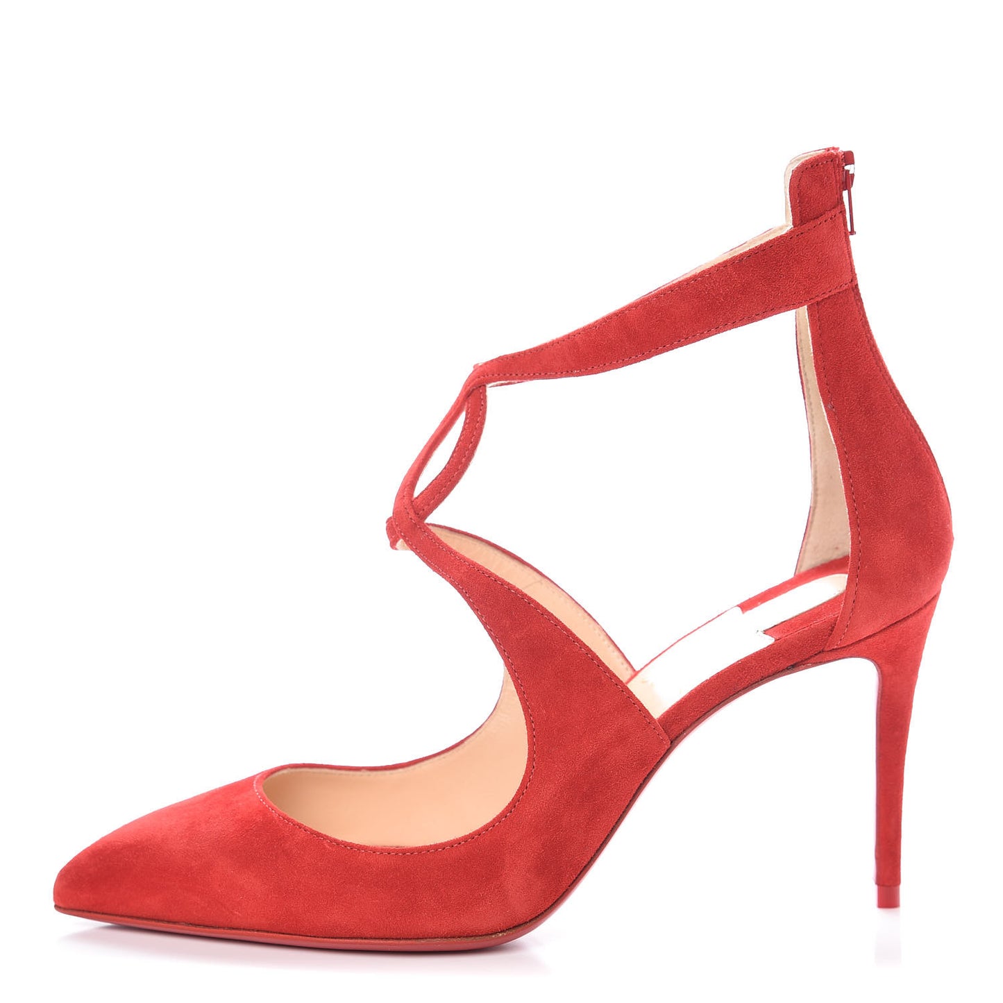 Veau Velours Rosas 85 Pumps 36.5 Loubi
